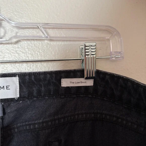 NWT FRAME Low-rise Bootcut Black Jeans Women’s size 34 - Picture 5 of 8